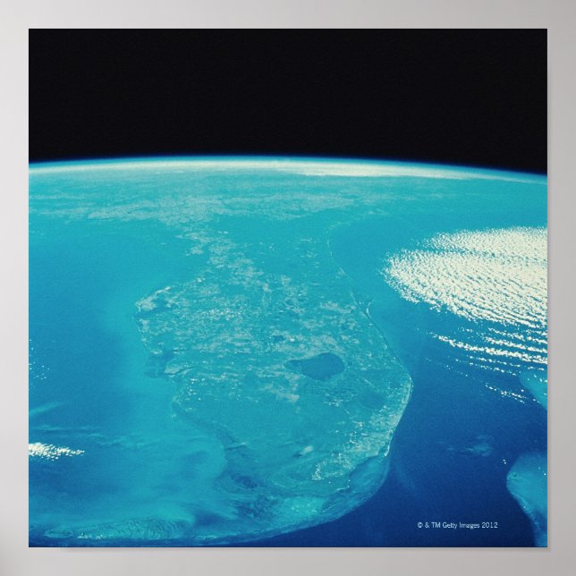 Póster Florida desde el espacio (Frente)