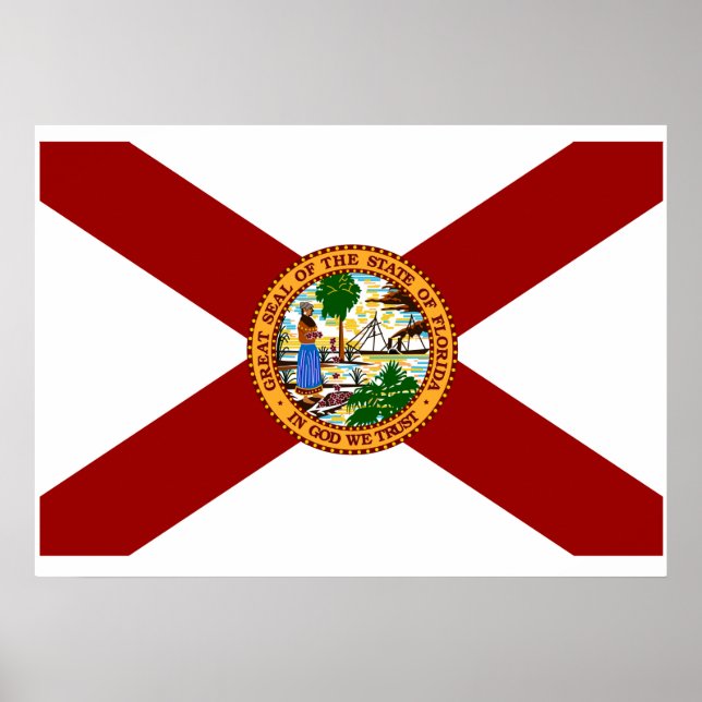 Póster Florida flag (Frente)