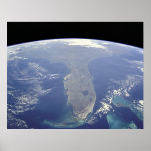 Póster Florida from Space Poster