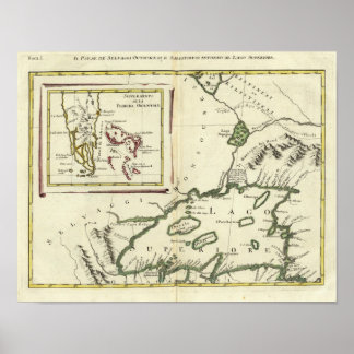 Póster Florida, Lagos Superiores, Bahamas