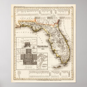 Póster Florida Meyer, Joseph 1850