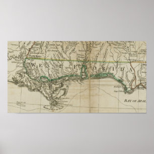 Póster Florida Occidental Británica