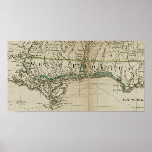 Póster Florida Occidental Británica (Frente)