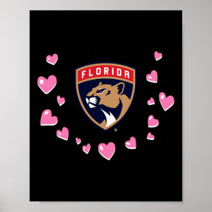 Póster Florida Panthers Amor De San Valentín Nhl Licencia