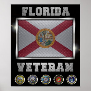 Póster Florida Veteran Poster