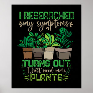 Póster Florisca Mujeres divertidas planta amante Madera J