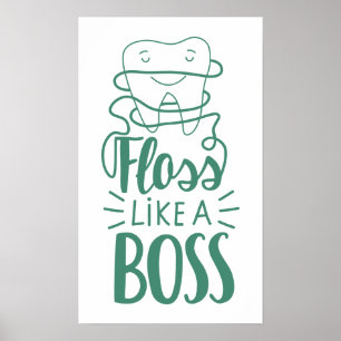 Póster Floss Like A Boss