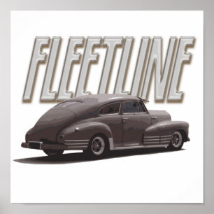 Póster Flota Chevy 1947