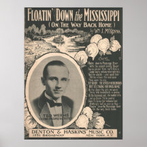 Flotación en 1924 en el Mississippi
