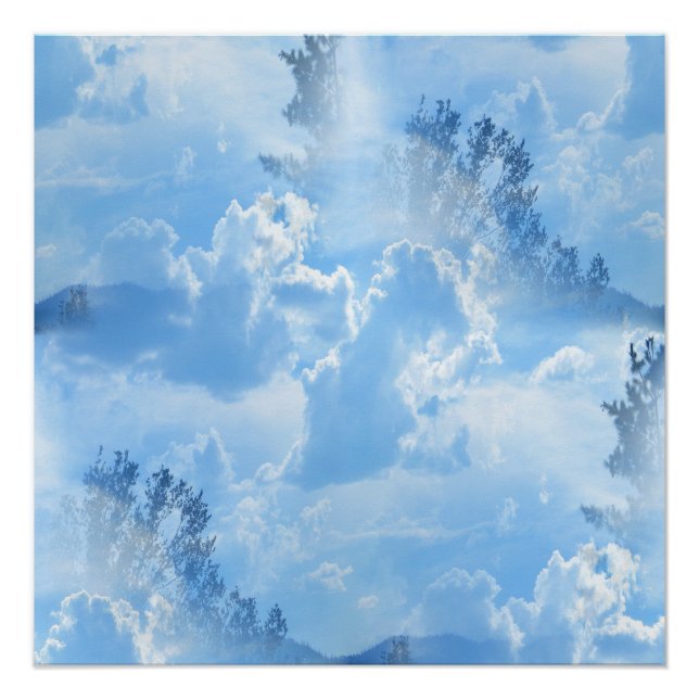 Póster Flotando en las nubes... (Anverso)