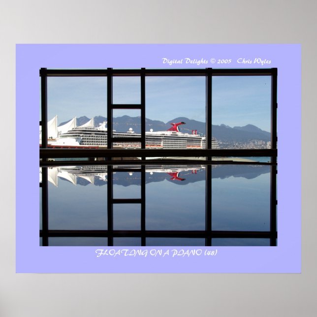 PÓSTER "FLOTANDO EN UN PIANO (48)" (Frente)