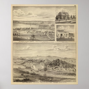 Póster Flour Mills, Isenours Glenwood, Minnesota