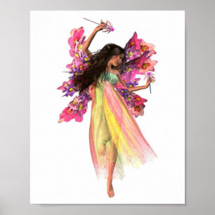 Póster Flower Carnival Fairy