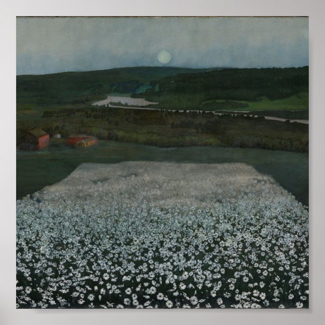 Póster Flower Meadow in the North - Fine Art Print (Frente)