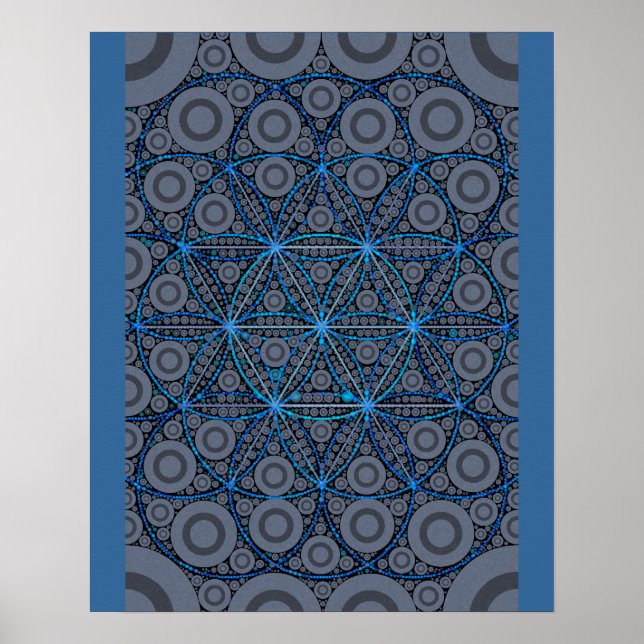 Póster Flower of Life print (Frente)