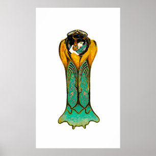 Póster Flower Rapture /40X50 SIZE/PAPER/CANVAS OPTION -