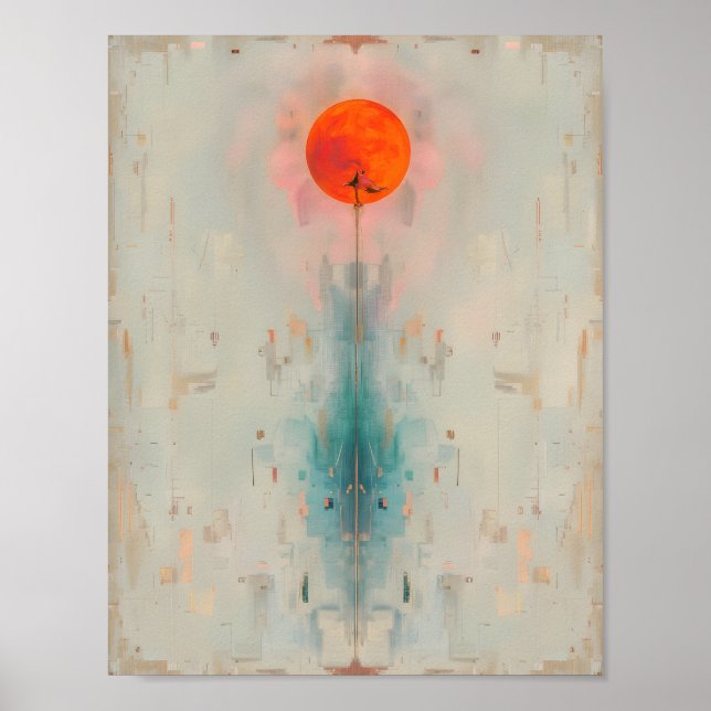 Póster Flower Retro 80s & 90s Nostalgia Poster  (Frente)