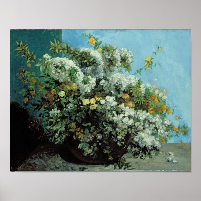 Póster Flowering Branches and Flowers, 1855 (Frente)