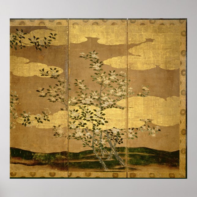 Póster Flowers of Camellias (Frente)