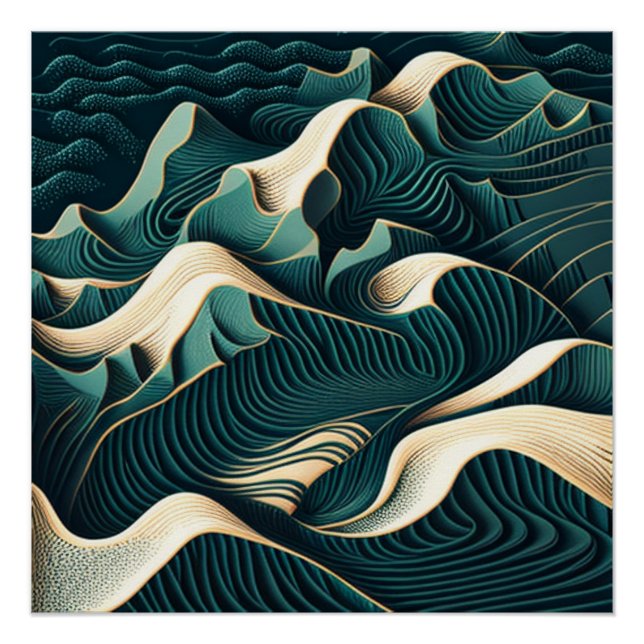Póster Flowing Harmony (Anverso)