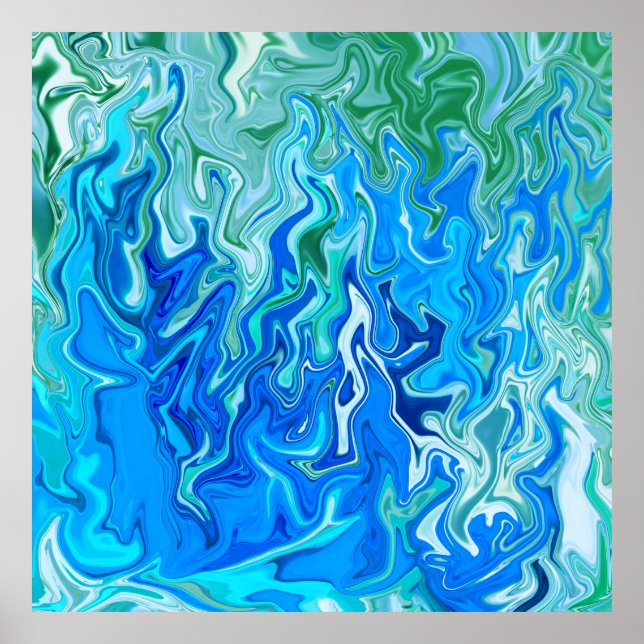 Póster Flowing Seas..... (Frente)