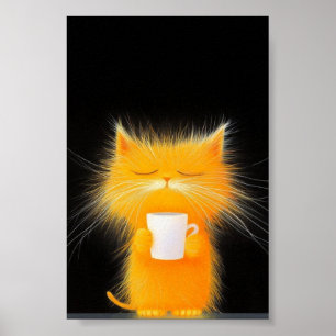 Póster Fluffy amarillo