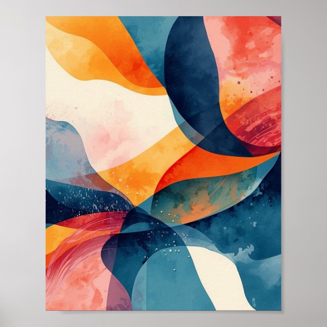 Póster "Fluid Dynamics" (Frente)