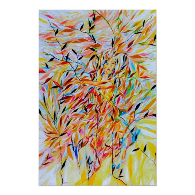 Póster Fluidez Feminina (Anverso)