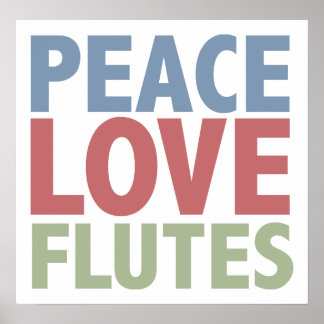 Póster Fluidos de amor por la paz