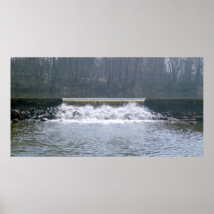 Póster Fluir por encima del Poster