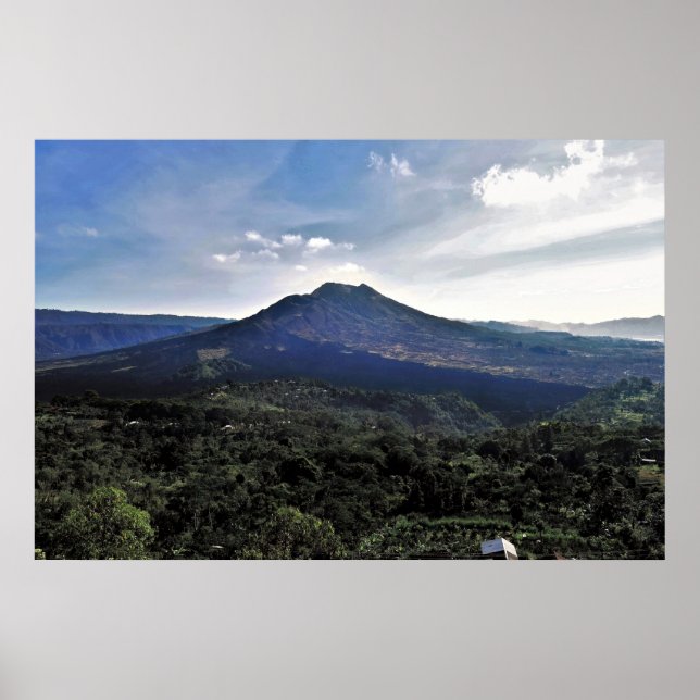 Póster Flujo de Batur Lava (Frente)