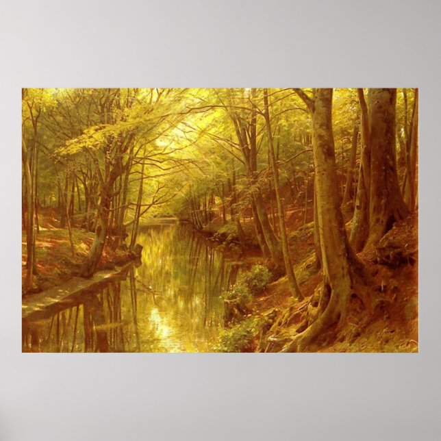 Póster Flujo de bosque (Frente)