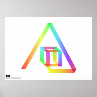 Póster Flujo de color