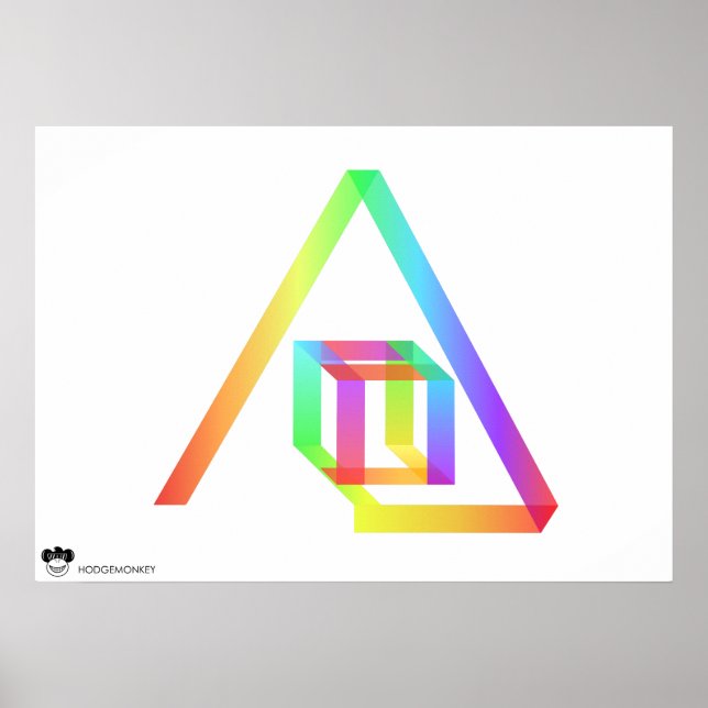 Póster Flujo de color (Frente)