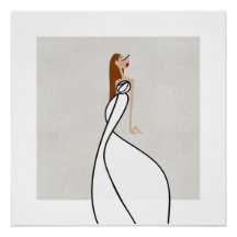 Flujo de Musa Elegante 1 Arte de Moda Glam