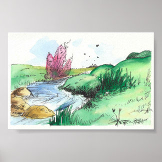 Póster Flujo de primavera