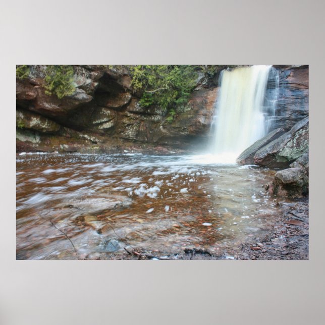 Póster Flujo de primavera en Hungarian Falls – Península  (Frente)