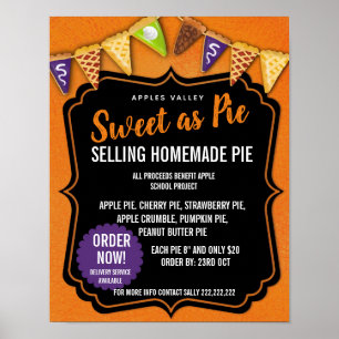 Póster FLUJO de temática circular de PIE SALE