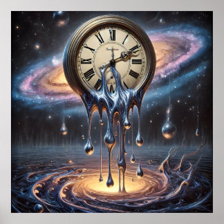 Póster Flujo Eterno - El tiempo de derretimiento del Cosm