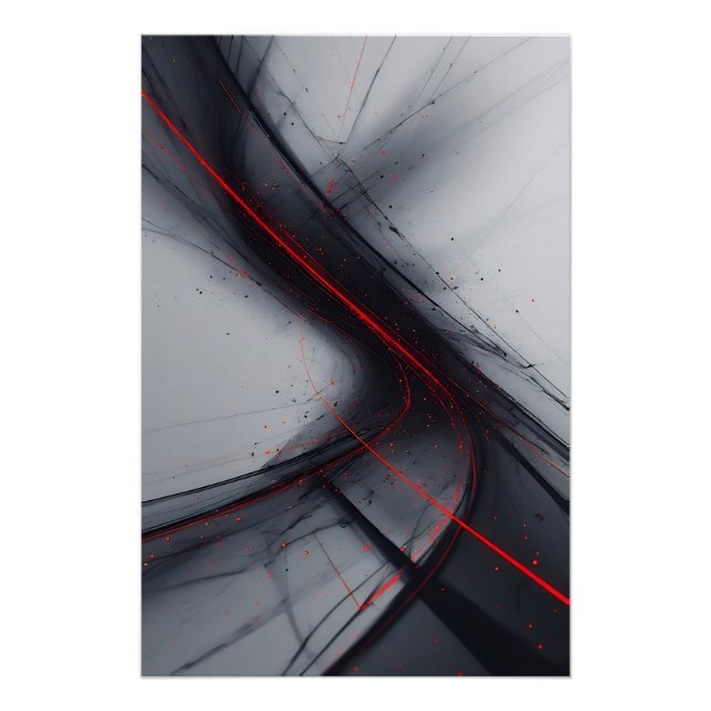 Póster Flujo Rojo (Anverso)