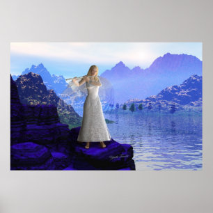 Póster Flute Angel 2