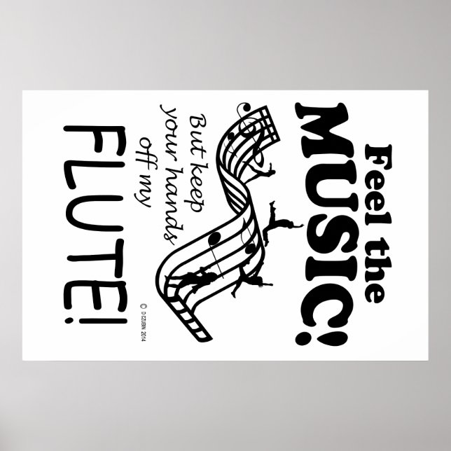 Póster Flute Feel The Music (Frente)