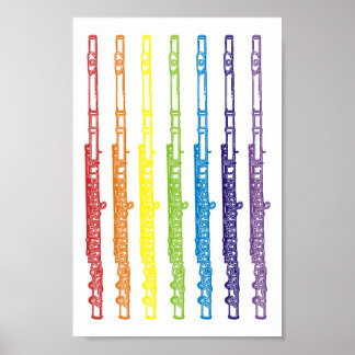 Póster Flutes