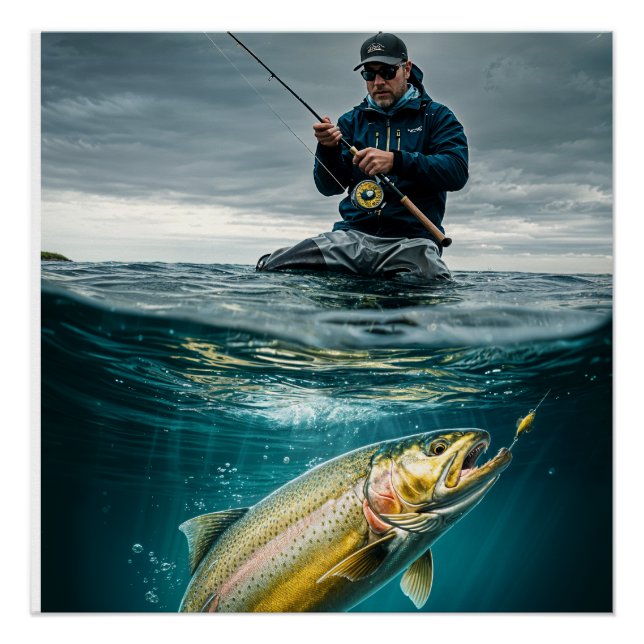 Póster Fly Fishing Success (Anverso)