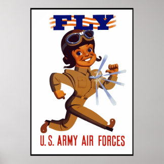 Póster FLY — Fuerzas Aéreas del Ejército — Frontera