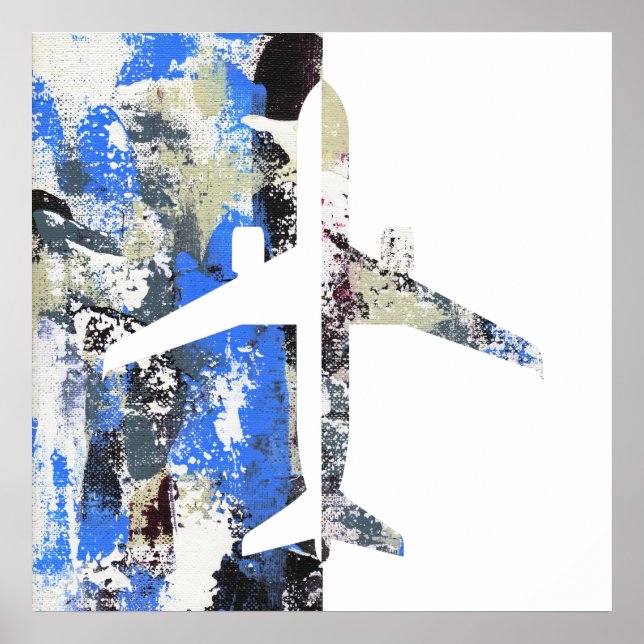 Póster Flying Abstract by Michael Moffa (Frente)