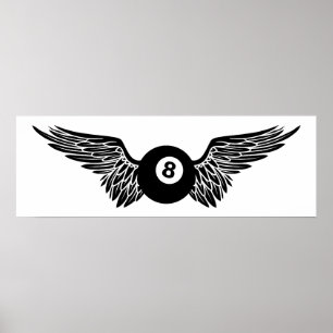 Póster flying eightball