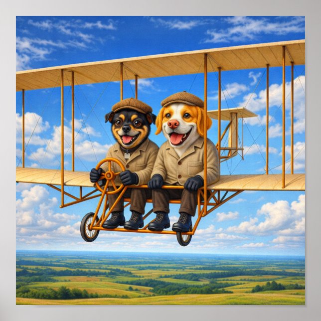 Póster "Flying High" (Frente)