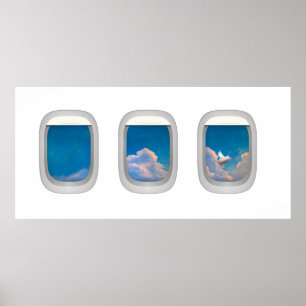 Póster flying pig poster