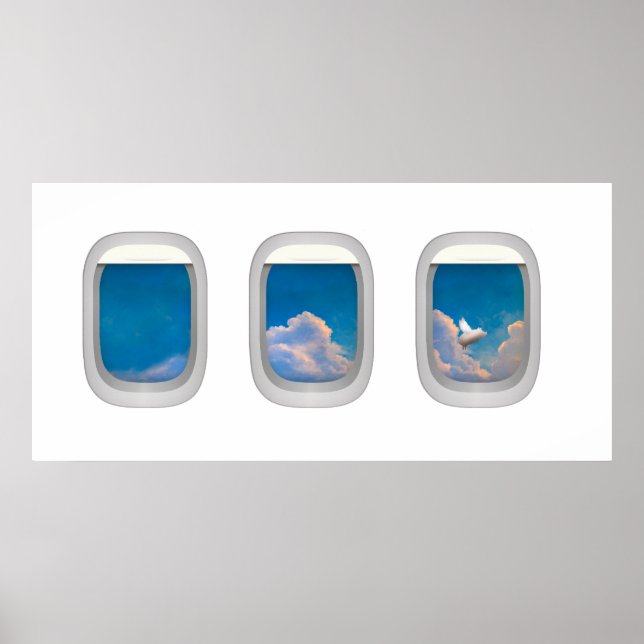 Póster flying pig poster (Frente)